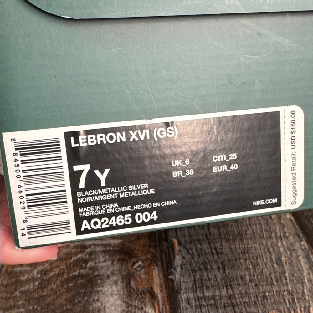 LeBron XVI (GS) I Promise sneakers size youth 7Y - Picture 8 of 16